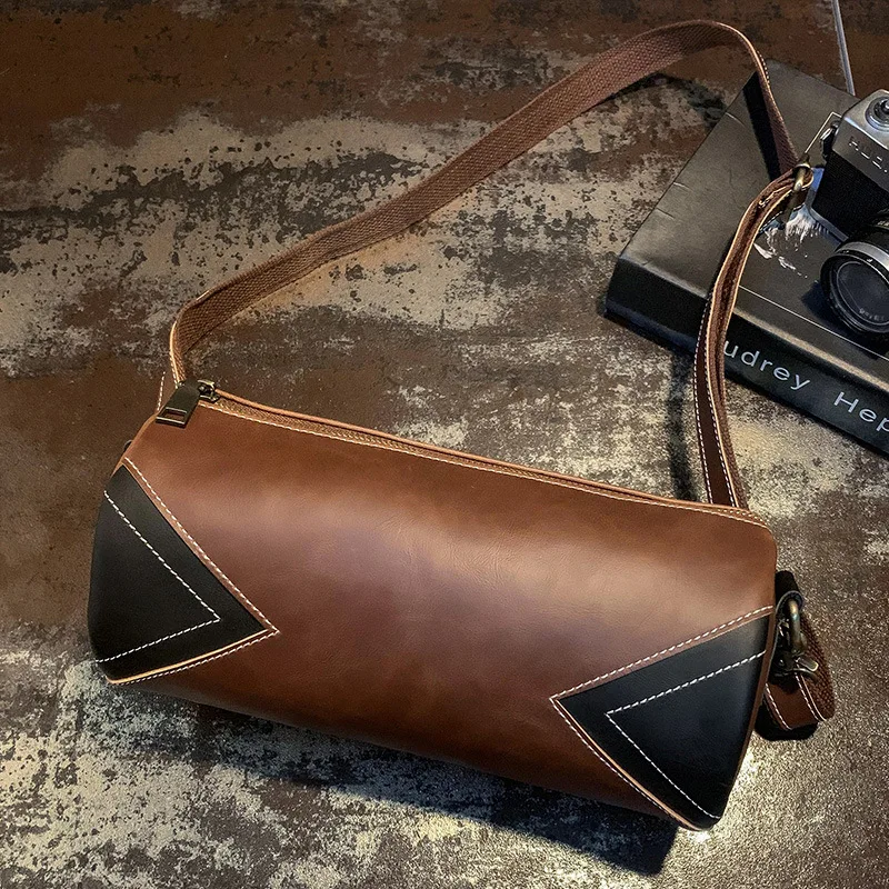 

2019 new trendy Korean version of fashion texture retro patent-leather frosted small square bag