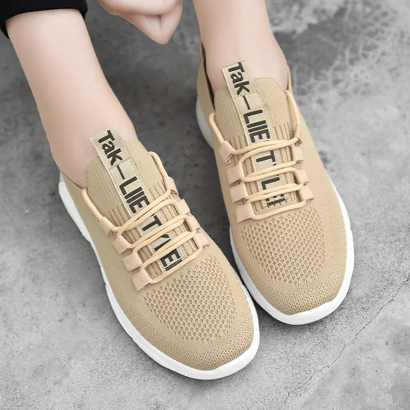 

Athletic Shoes Women's Autumn Punched Sheet Surface Running INS Versatile Casual Fly Netting Shoes MacBook Shoe 2019 Trendy Shoe