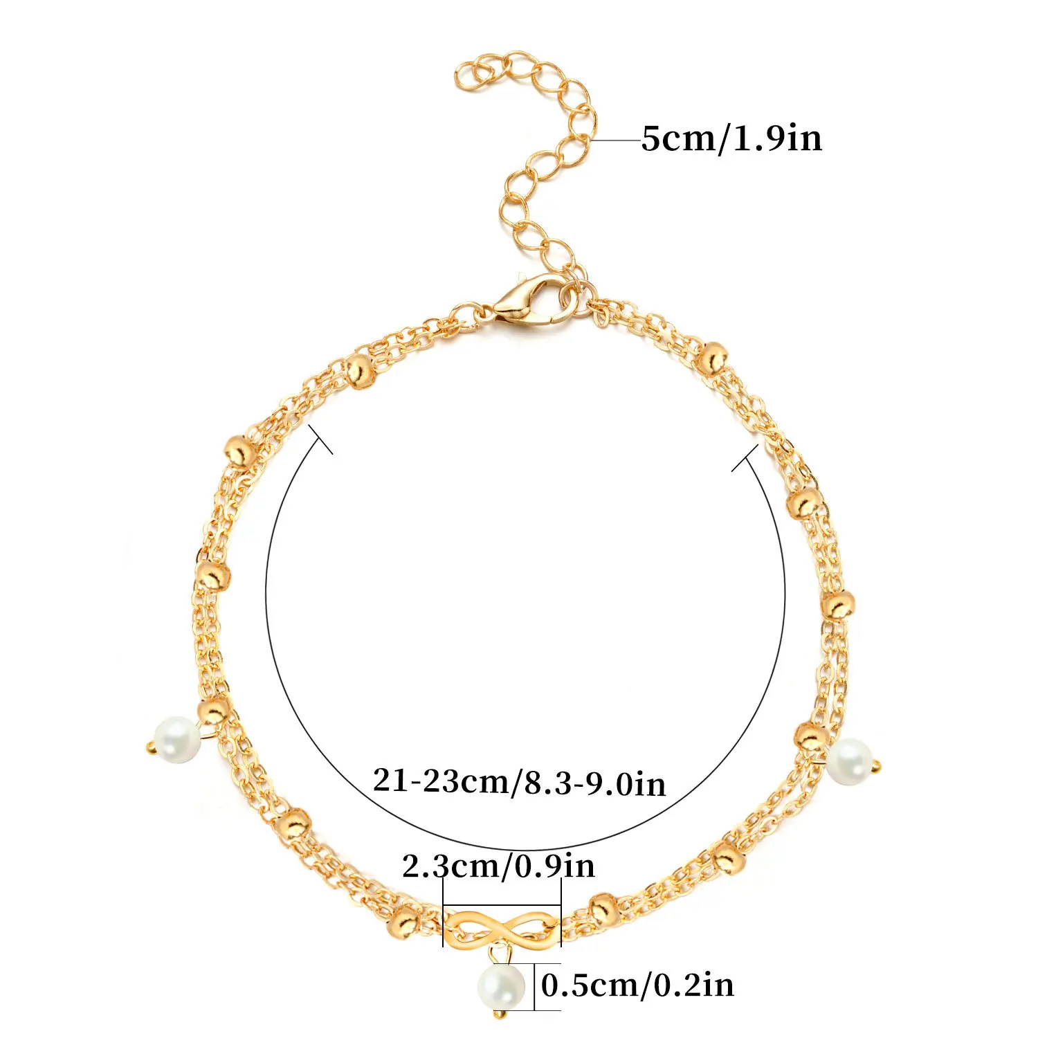 20 шт./компл. Love Rose Beads пляжная цепочка для ног ножные браслеты женские богемные модные регулируемые браслеты ручной работы для женщин