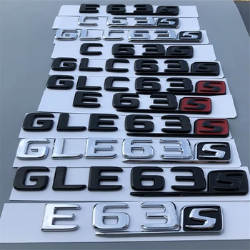 

Car Sticker S Logo For Mercedes Benz AMG W204 W203 W205 W212 W211 W124 W210 CLA CLK GLK SL ML Rear Fender Emblem Badge