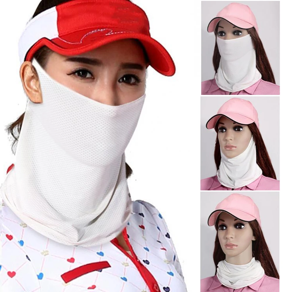 

Golf Sun Protective Mask Ice Silk Female Neck UV Block Protection Quick Dry Summer Collar Women Ourdoor Sports NOT Including Hat