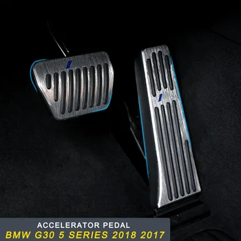 

For BMW G30 5 Series 2018 2017 X3 G01 Car Accelerator Rest Brake Pedal Cover Trim Frame Sticker Interior Accessories