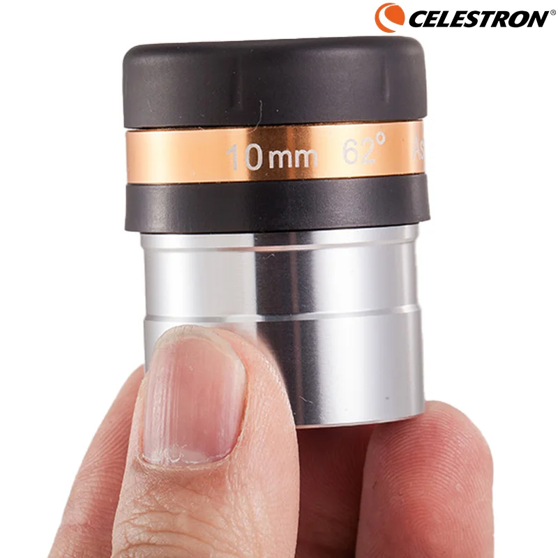 Celestron 1.25 "Obiettivo Grandangolare 62 Gradi 10Mm Per Telescopio Astronomico Oculare Asferico Hd Completamente Rivestito