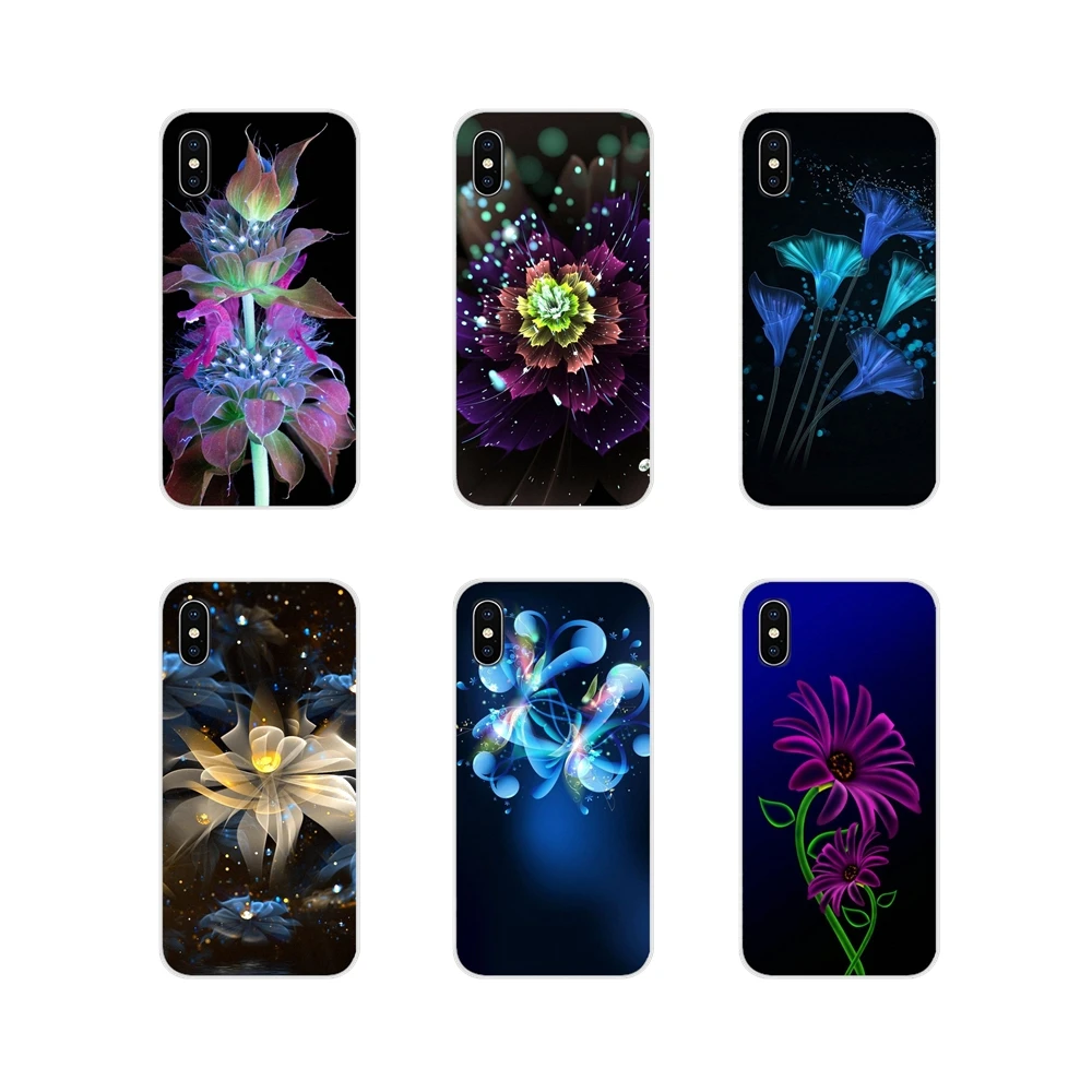 Для Samsung Galaxy A3 A5 A7 A9 A8 Star A6 Plus 2018 2015 2016 светящиеся цветы звезды в темноте аксессуары