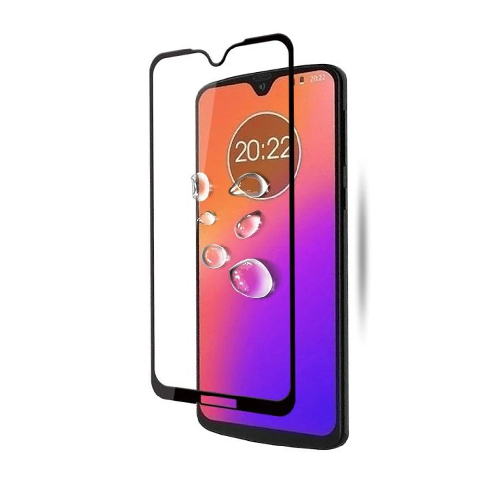 CAMDEMS 50 шт. 2в1 Полный Клей закаленное стекло протектор экрана для Motorola G7 G7 PLUS G7 POWER G7 PLAY guard защитный с коробкой