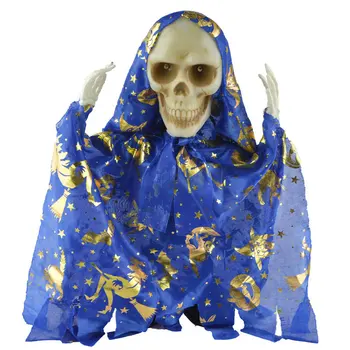

Halloween Decoration Props Room Escape Haunted House Decorative Halloween Desktop Ornaments Ornament Electric Dancing Skeleton