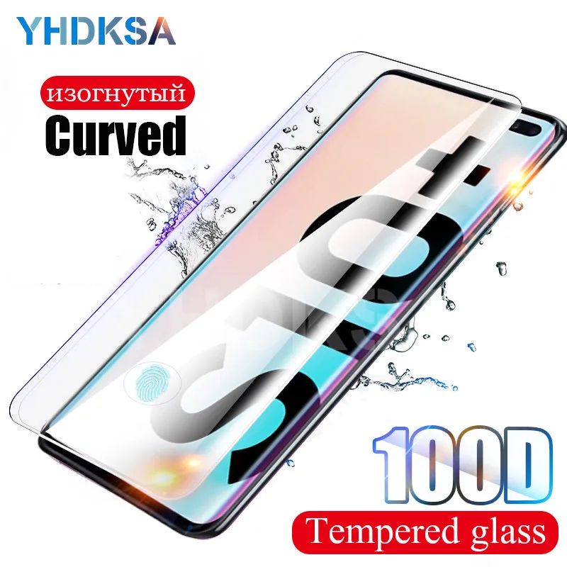 

100D Tempered Glass For Samsung Galaxy S8 S9 S10 Plus S10e Screen Protector For Samsung S7 Edge A6 A8 Plus 2018 Glass Film Case