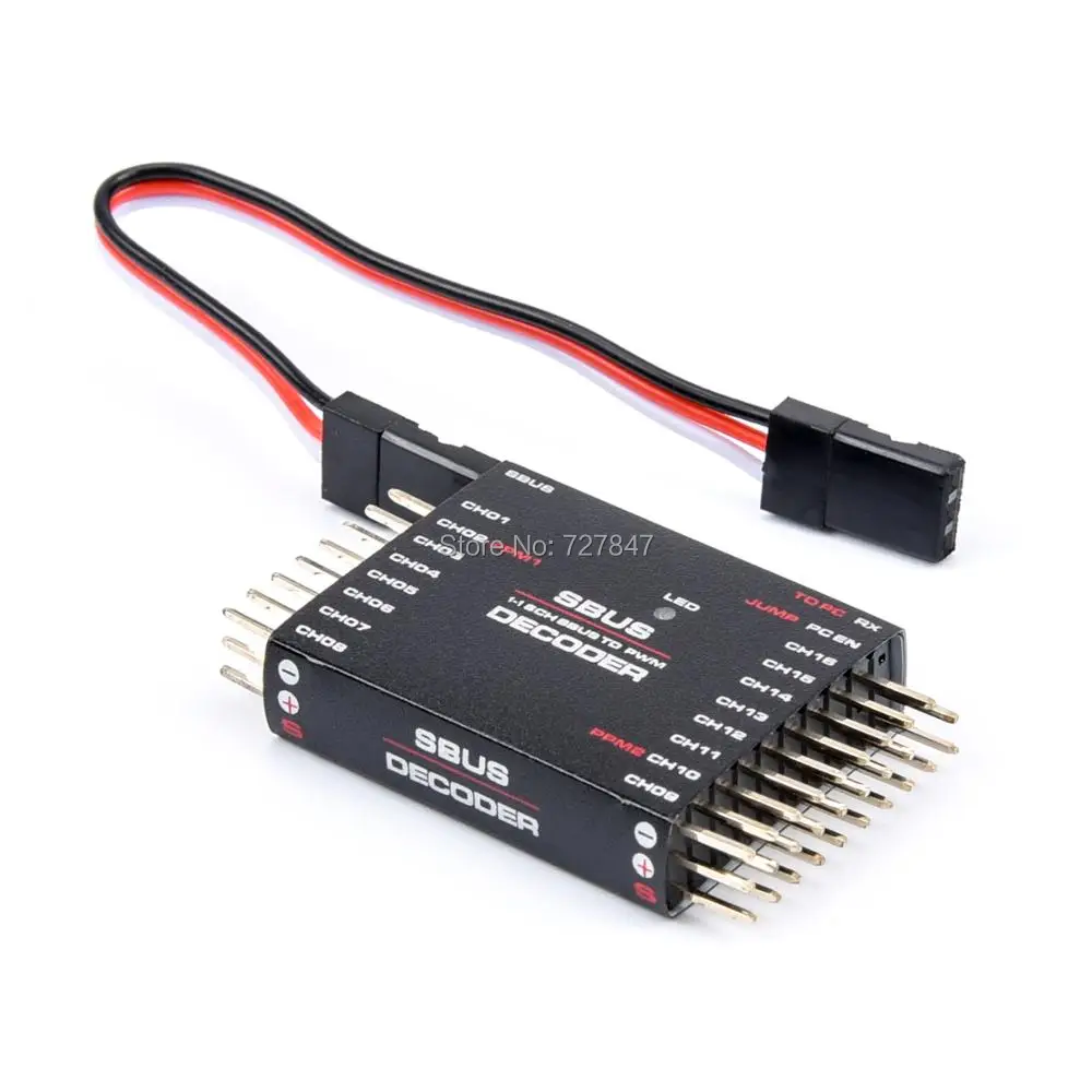 Décodeur SBUS vers PWM/PPM 16CH pour RC Futaba Frsky