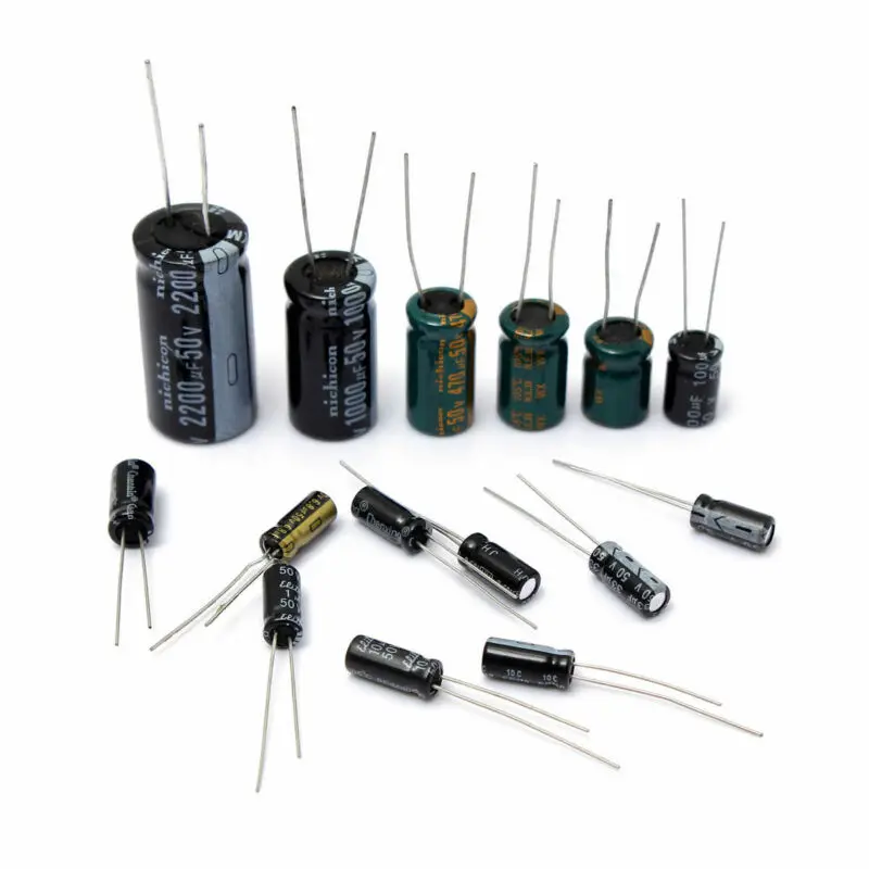 

120pcs Set Aluminum Electrolytic Capacitor 0.22UF~470UF Assortment Kit New For Home Diy Tools