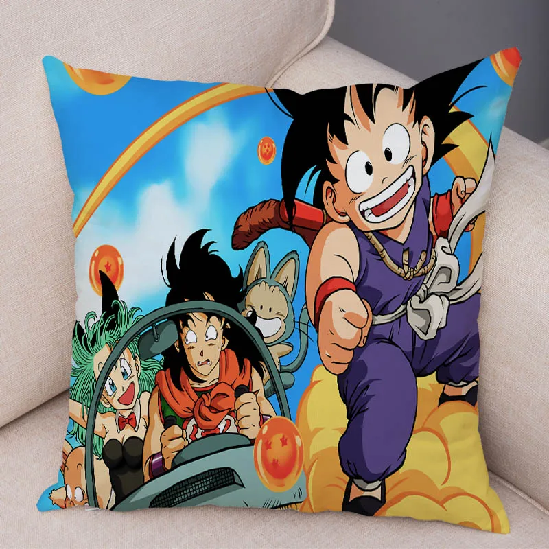 18 Dragon Ball Z наволочка для дивана домашний Супер Saiyan Наволочка Декор Мультфильм Япония Аниме Супер мягкая короткая плюшевая наволочка - Цвет: 18