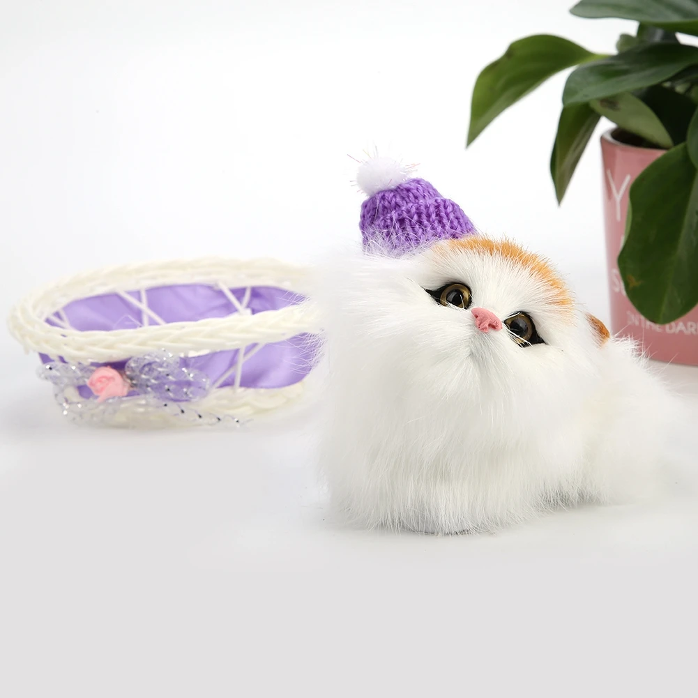 Мягкие игрушки, милое игрушечное животное, подарок на день рождения для детей, украшения для дома, милые игрушки в форме кошек со звуком