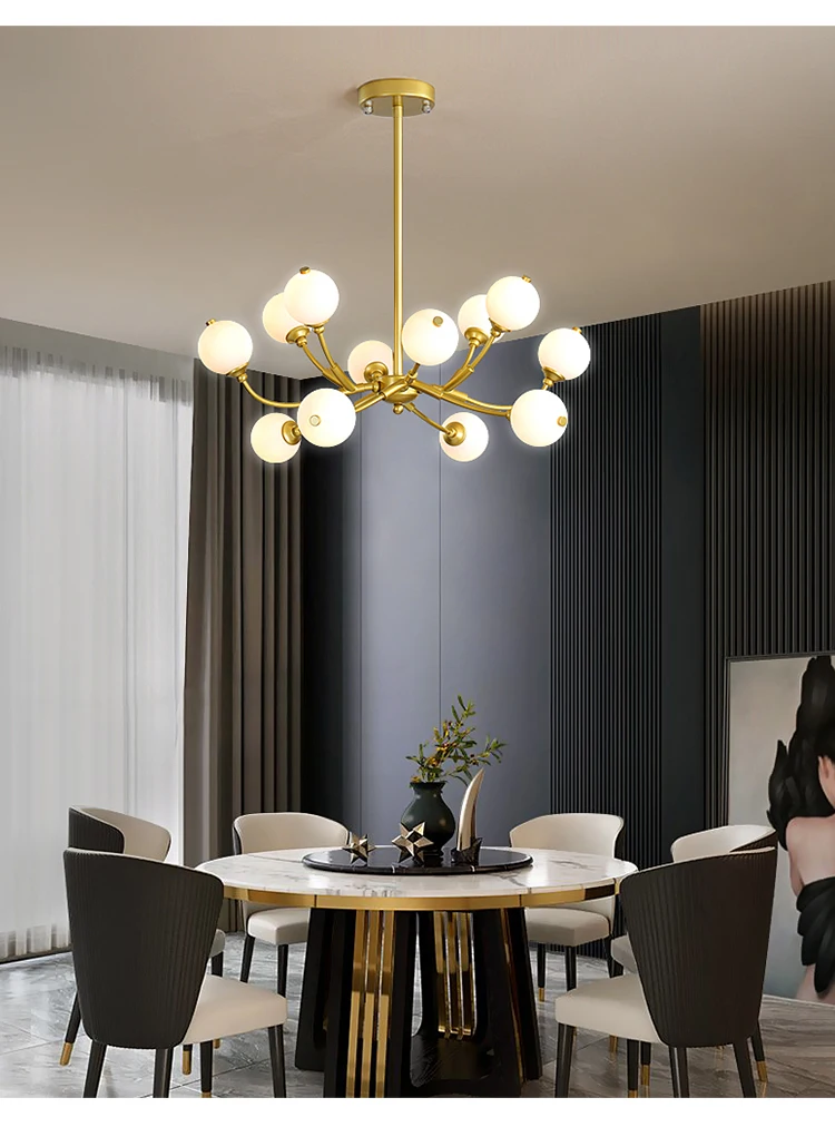 chandelier lamp Nordic Modern LED Indoor Lighting Pendant Lights  For Living Room Dining Bedroom Kitchen Simplicity Atmosphere Ceiling Lamps wayfair chandeliers