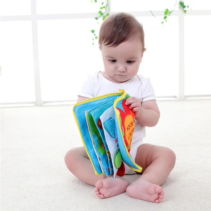 cool baby toddler toys Baby Felt Quiet Books Montessori Toys Sensory Activity Busy Book Toddler Learning Life Skill Education 3D Cloth Book for Babies Baby & Toddler Toys