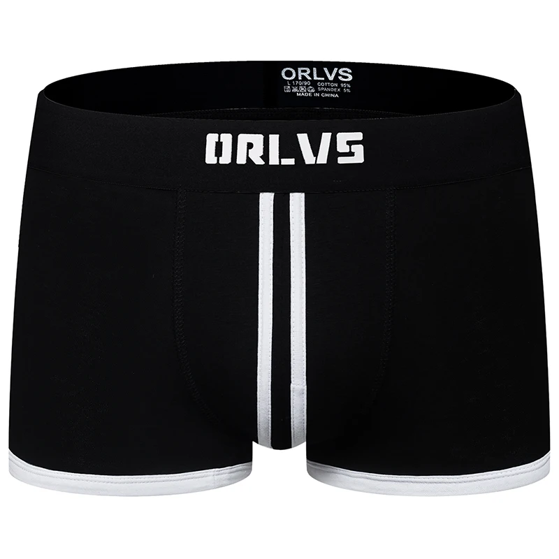 ORLVS Брендовое Мужское нижнее белье мужчины боксеры cueca tanga дышащие Ropa Interior Hombre мужские боксеры шорты calzoncillo мужские трусы - Цвет: OR167-white