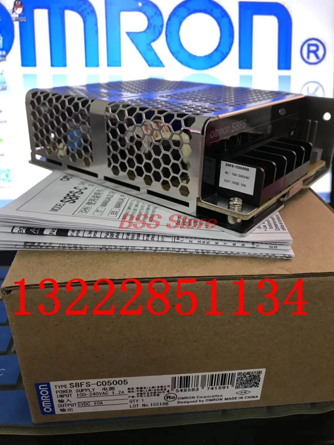 

S8FS-C05005 импульсный источник питания, абсолютно новый и оригинальный