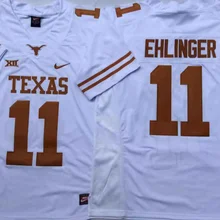 Все стилизованные Texas# Longhorns White#11 EHLINGER Jersey