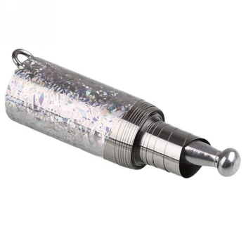 

NEW-110Cm Appearing Cane Silver Stainless Steel Martial Arts Pocket Staff Magic Stick Prop Extend