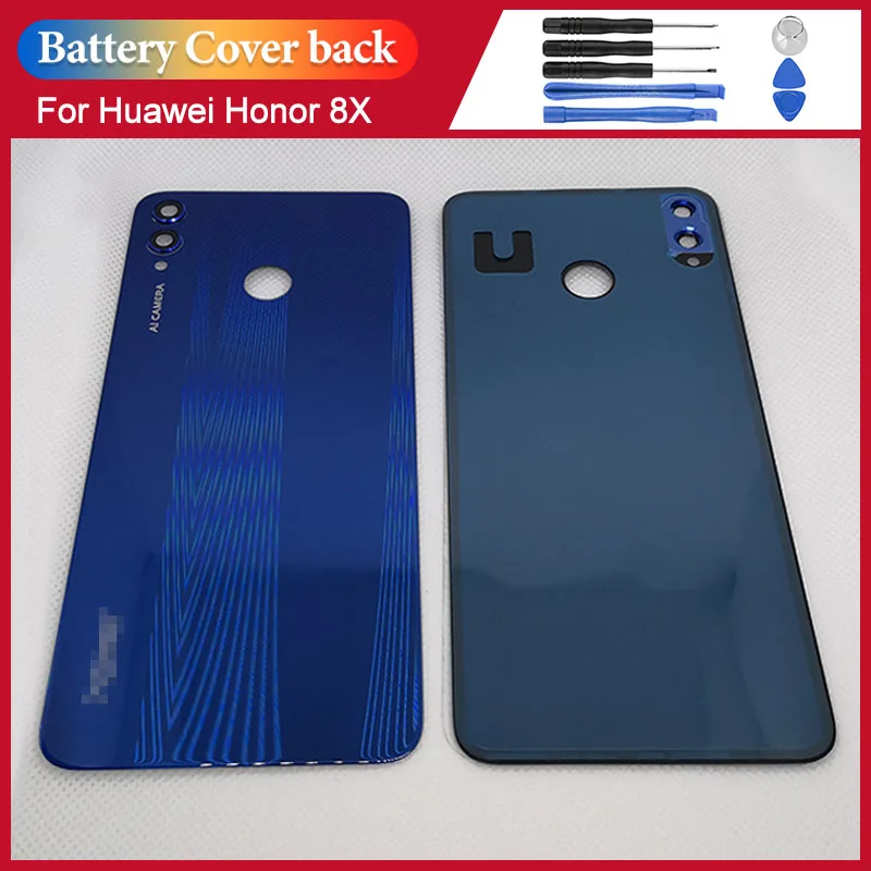 

For Huawei Honor 8X battery glass back cover back door shell panel replacement