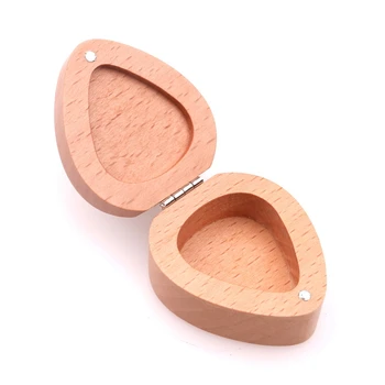 

Guitar Guitar Picking Box Storage Box Picks Solid Wooden Hold Case Care Tool Guitar Picks Box Gift Guitar Accessories