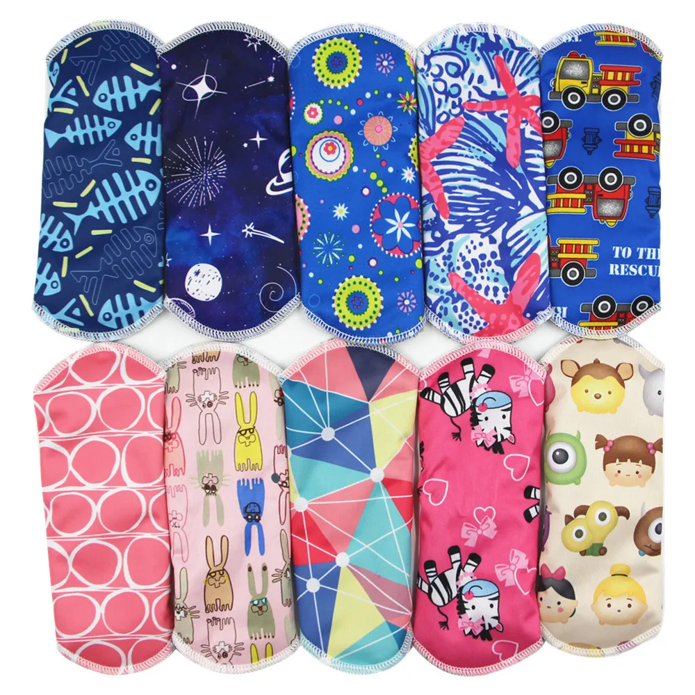 Моющаяся менструальная прокладка многоразовая гигиеническая ткань Бамбуковая