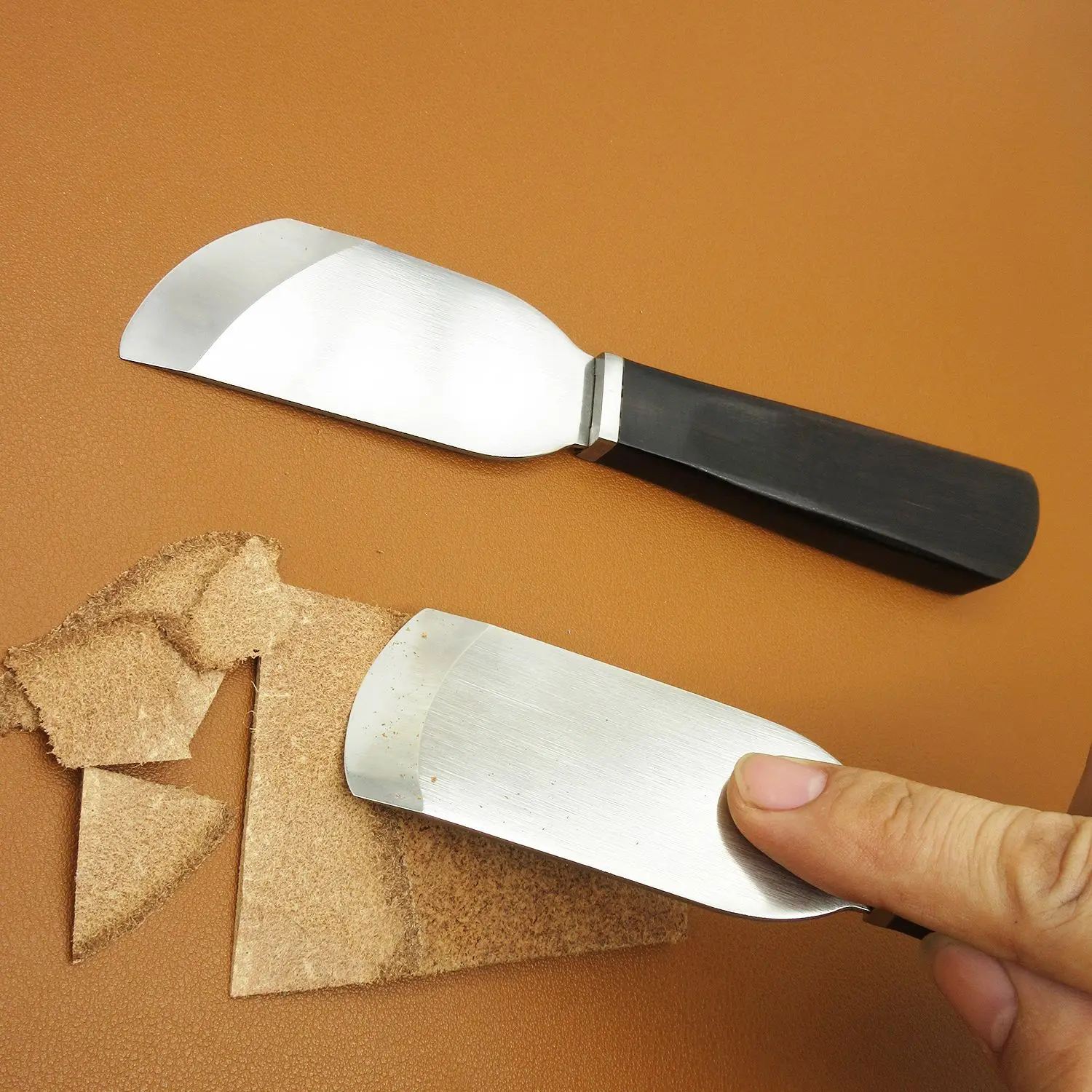 Leather Cutters Paring Knives Manual DIY Stainless Steel Sewing Carvings Thinning Cutting Leathercraft Tools Wooden Handle | Дом и сад