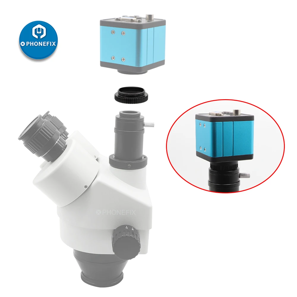 Microscope Adapter 1/5/10Pcs C-MOUNT 5mm Extension Tube Adapter C-CS Mount Adaptor Spacer Ring For Industrial Video Microscope Camera CCTV Lens
