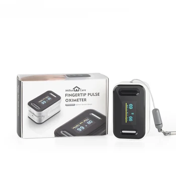 

Portable Finger Pulse Oximeter Blood Oxygen Saturation Meter Fingertip Pulse Oximeter SPO2 Home Heart Rate Monitoring Monit