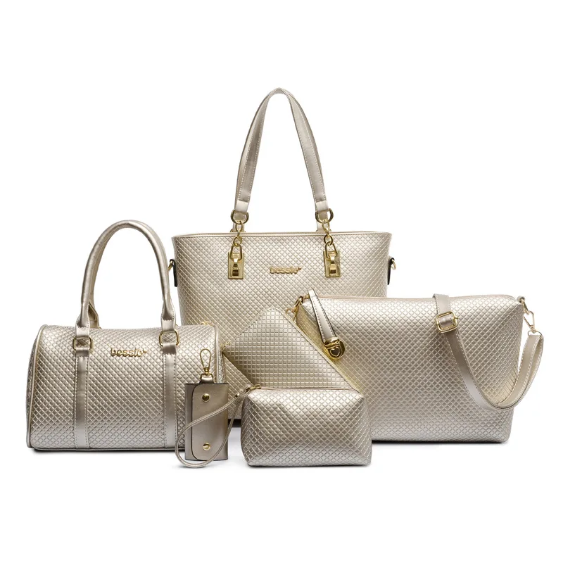 

Different Size Bags Six Pieces Set 2018 Spring And Summer New Style Europe And America WOMEN'S Fashion Handbag Handbag Shoulder