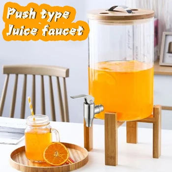 Glass Jar Dispenser with Faucet