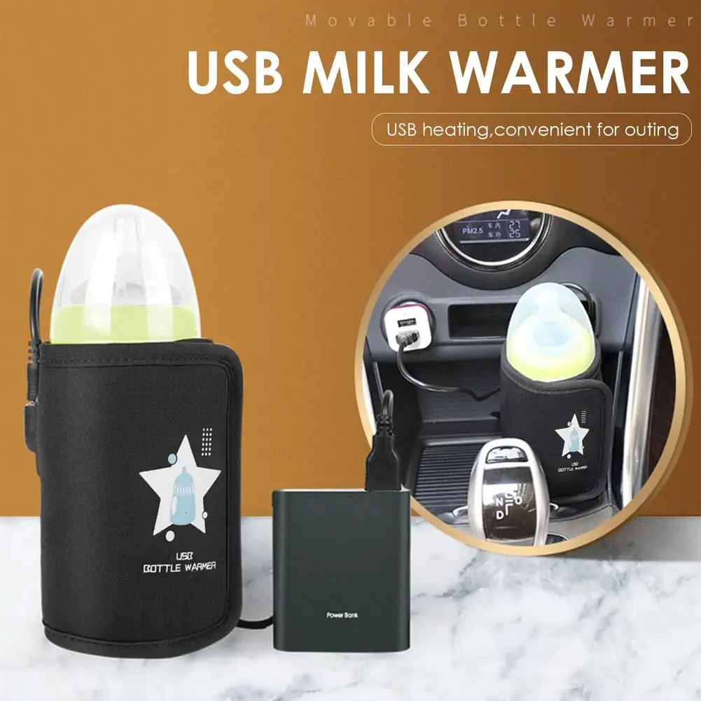 

USB Bottle Warmer Baby Constant Temperature Car Heating Milk Bottle Multifunctional Portable Milk Bottle Insulation Cover