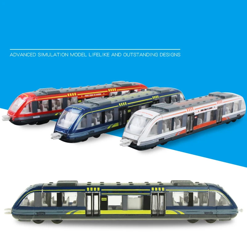 Simulation Alloy Metal High Speed Rail Diecast Train Toy Model Educational Toys Boys Children Collection Gift #