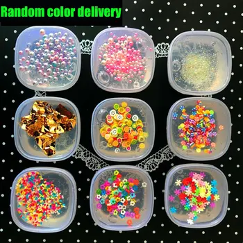 

Candy Fruits slime Fluffy Mud AntiStress Kids Toy Sludge DIY No Borax Fun Ultra-light Non-stick Hand Puzzle Toy Random slijm