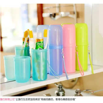 

Candy-Colored Large Size Travel Useful Product Fashion Large Capacity Multi-functional Toothbrush Case ya shua guan