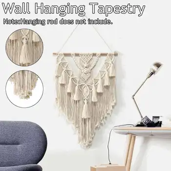 

Macrame Wall Hanging Tapestry Wall Decor Home Hanging Room Decoration Creative Gifts Wall Hanging Tapestry Pendant for Home