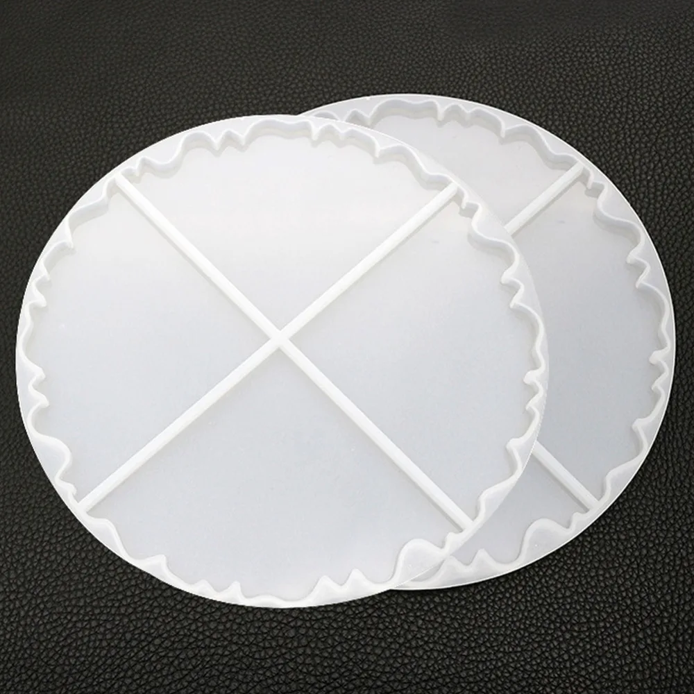 DIY нерегулярные волны Coaster плесень украшения дома смолы силиконовые формы ювелирных изделий Аксессуары