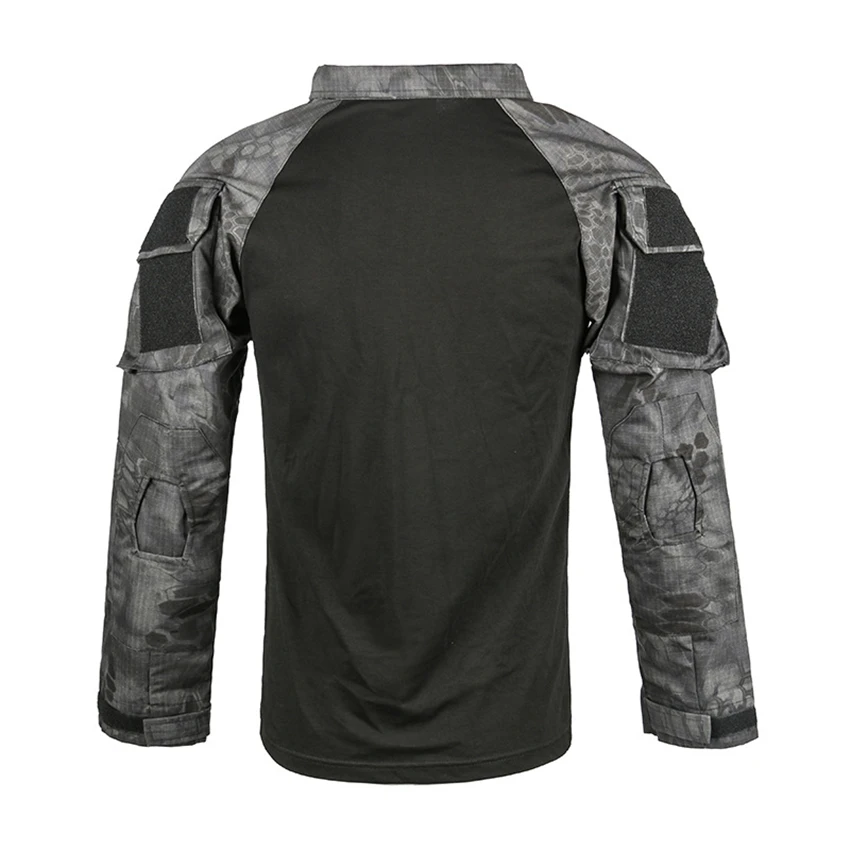 Billige 11 farbe Männer Combat Shirt Taktische Special Forces Camouflage Kleidung Outdoor Training Uniform für Erwachsene Armee Tops