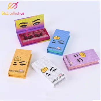 

Eyelash Packaging Box Case Wholesale Lashes Boxes Empty Eyelashes Package Box 8-25mm Lashes Rectangle Box with Transparent Tray
