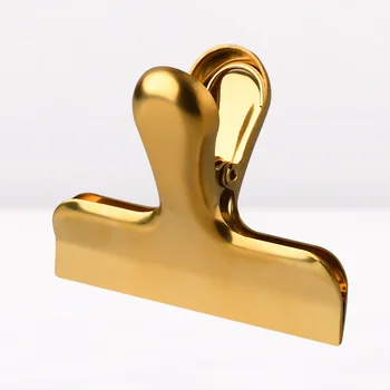 순금 로즈 골드 바인더 클립, 파일 종이 보관 정리함, 어린이 캔디 백, 씰링 클립, 사무실 바인딩 용품