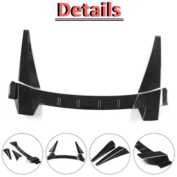 

ABS Carbon Fiber Color R Style Rear Window Roof Spoiler Diffuser For Honda For Civic 4Dr For Sedan 2016 2017 2018