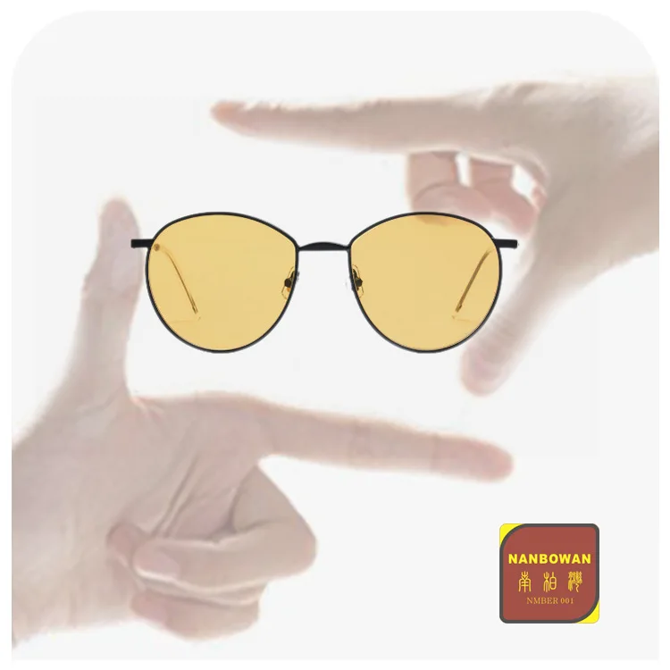 

2020 Simple Style Metal Sunglasses Light Luxury Elegant M01 Glasses Fashion Man Cool GIRL'S Celebrity Style Sun Glasses