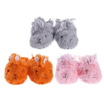 

JOCESTYLE Cute Baby Boys Girls Shoes Infant Winter Warm Plush Soft First Walkers Dual Use Shoes Photp Props Dropshipping