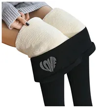 

Sign Velvet Drilling Leggings Trousers Tight Hot Cashmere Pants Winter Women Thick Warm Pants