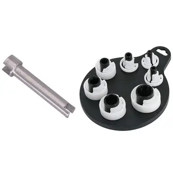 

Automotive SAE Air Conditioner and Fuel Line Quick Disconnect 7Pc Tool Kit with Knob Command Controller Repair Kit