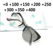 Модные женские кошачьи близорукости Оптические солнцезащитные очки солнцезащитные фотохромные готовые оптика очки от близорукости по рецепту очки Рамка NX