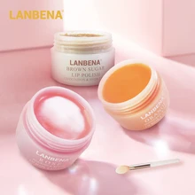 LANBENA скраб для губ маска для сна бальзам для губ увеличивающий бальзам для губ Отшелушивающий увлажняющий питание восстановление тонких линий уход за маслом губ
