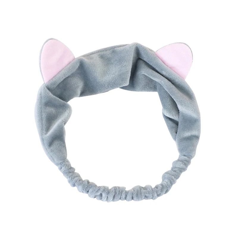 Women's Girl's Nylon Hair Band Cat Ear Hair Band Korean Style Wash Face Helper Headdress Hair Accessories Makeup Tools