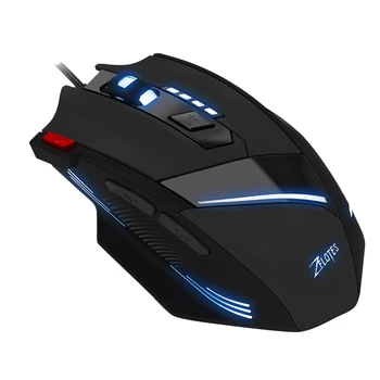 

HOT-ZELOTES Wired Gaming Mouse Ergonomic Wired Mouse 7 Keys LED 3200 DPI USB Computer Mouse Gamer Mice Silent Mouse for PUBG FPS