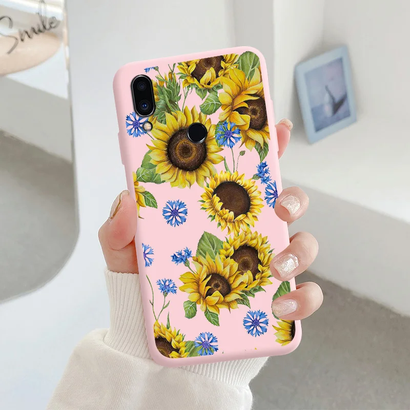 For Meizu note 9 Protective Shell Silicone Soft Shell Phone Case Candy Color Case Fashion Silicone Color Chrysanthemum meizu phone case with stones lock Cases For Meizu