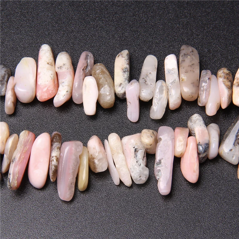 Neue Ankunft Natürliche Zähne Form Stein Perle 10-24MM Amethyst Jaspers Agat Türkis Stick Perlen Für Schmuck Machen DIY Accessori – Detail 25