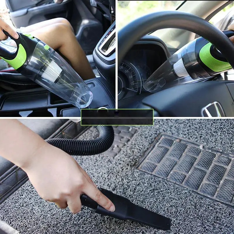 Kuulee 120 Вт Портативный usb кабель для зарядки автомобиля двойного назначения пылесос